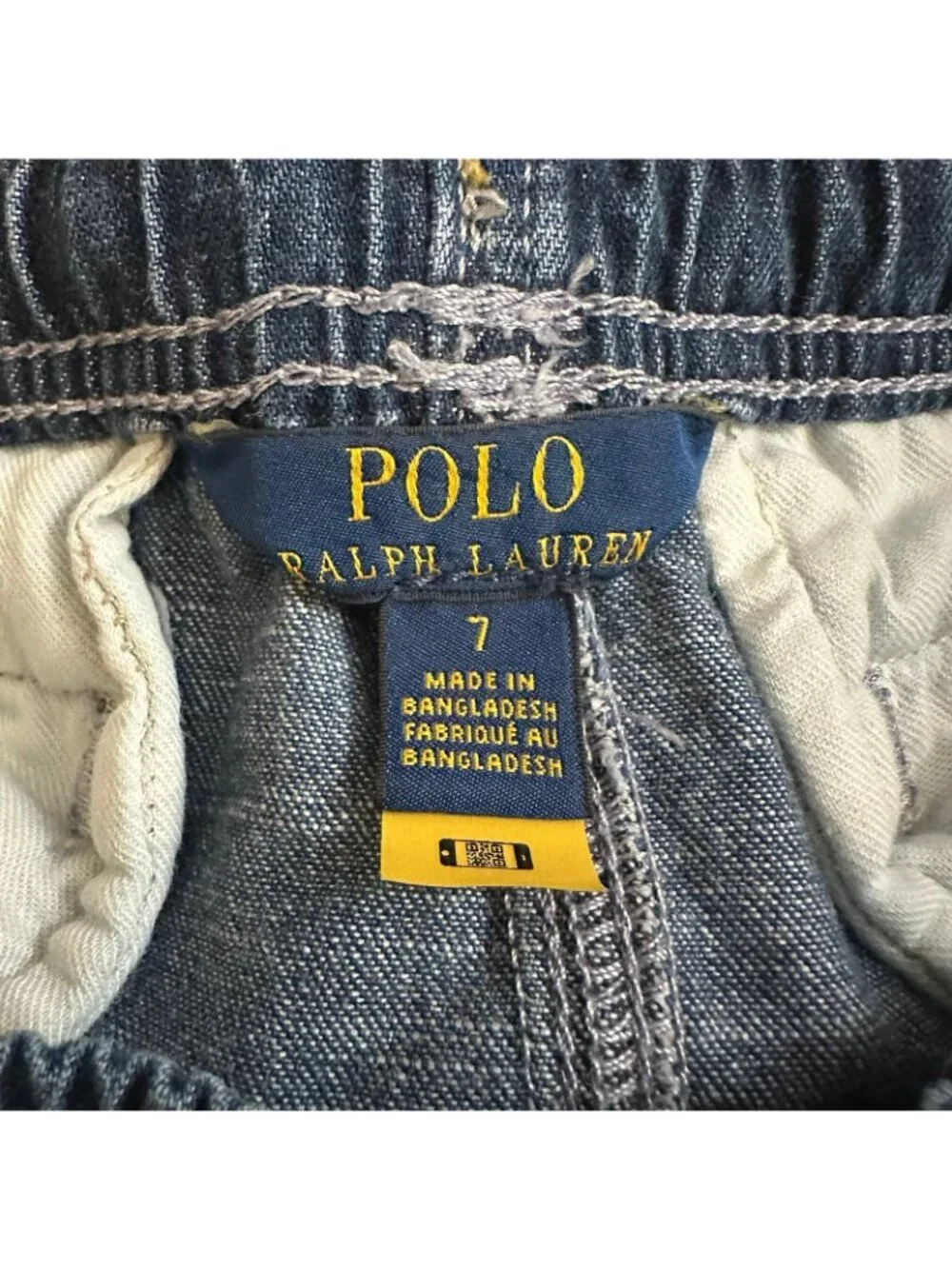 Polo Ralph Lauren denim drawstring shorts